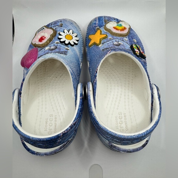 Denim Patch Clogs for Toddlers - Picture 5 of 7